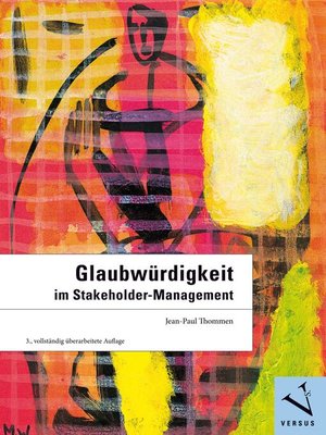 cover image of Glaubwürdigkeit im Stakeholder-Management